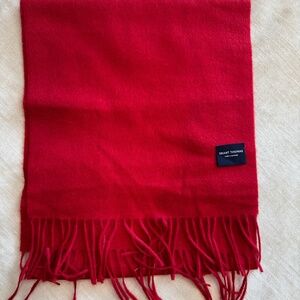Red Grant Thomas Cashmere Scarf